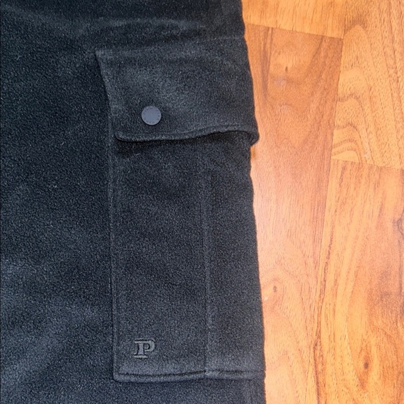 NWOT PINK Victoria's Secret Black Wide Leg Velour Jumpsuit - Picture 6 of 9